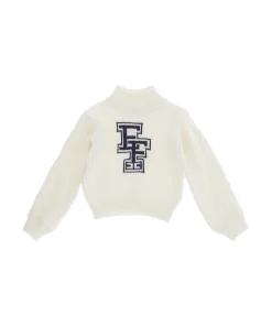 Maglione Dolcevita con Logo Ef
